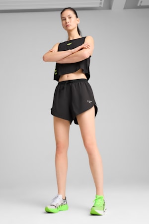 PUMA x HYROX ULTRAWEAVE Velocity 4" Shorts Women, PUMA Black, extralarge-GBR